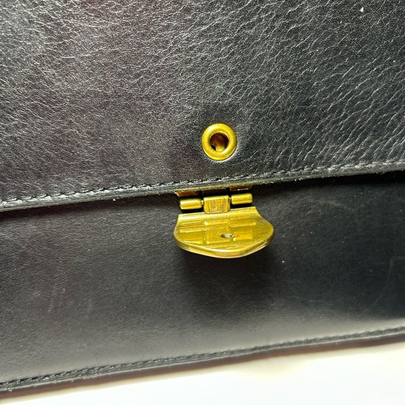 Madewell black leather shoulder bag - Picture 3 of 14